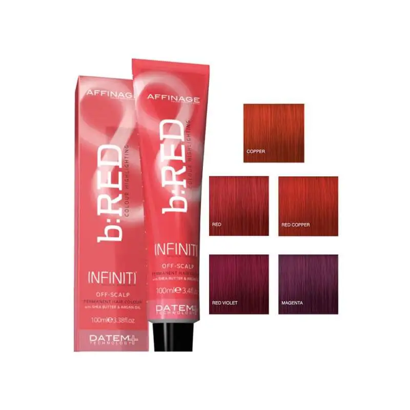 Affinage Infiniti B-Red Contrast Magenta Saç Boyası 100 ml - 1