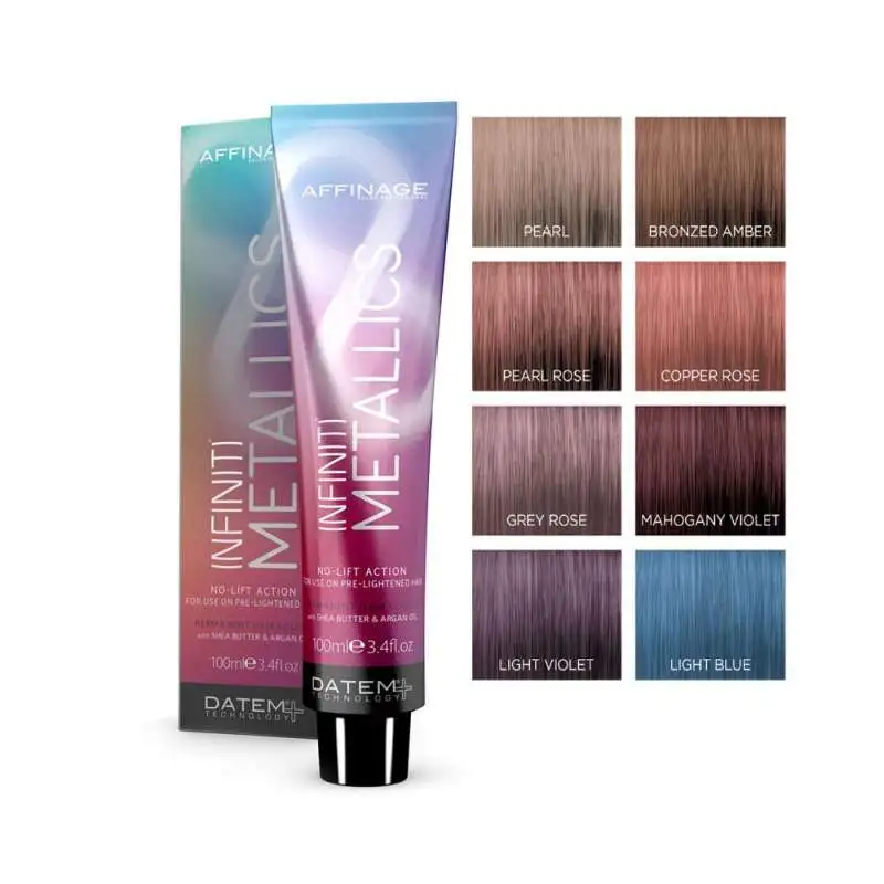 Affinage Infiniti Metallics Mahogany Violet Saç Boyası 100 ml - 1