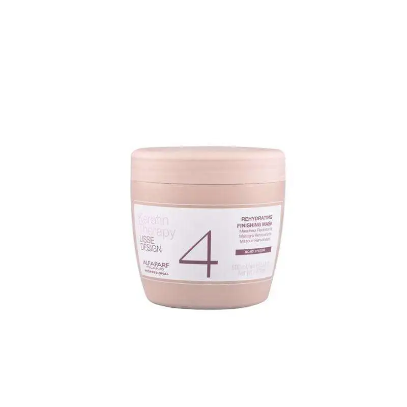 Alfaparf Keratin Therapy Rehydrating Finishing Yumuşatıcı Saç Maskesi 500ml | Kuruyan ve Yıpranmış Saçlar İçin Onarıcı Mask - 1