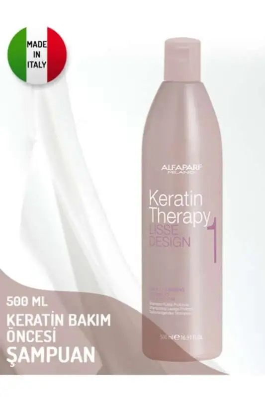 Alfaparf Keratin Therapy Lisse Design 1 Şampuan 500 Ml - 1