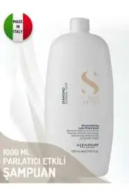 Alfaparf Semi Di Lino Diamond Illuminating Parlatıcı Şampuan 1000ml | Işıltılı ve Parlak Saçlar İçin Besleyici Şampuan - 1