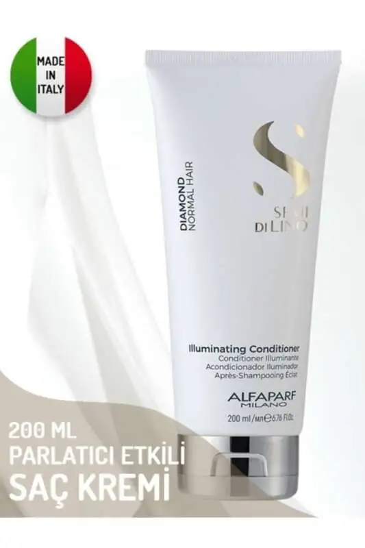 Alfaparf Semi Di Lino Diamond Illuminating Saç Kremi 200ml | Parlaklık Artırıcı ve Besleyici Bakım - 2