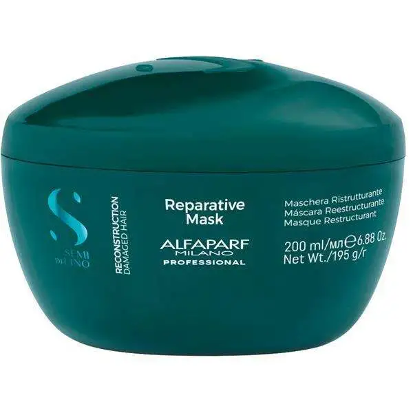 Alfaparf Semi Di Lino Reconstruction Reparative Maske 200ml | Yıpranmış Saçlar İçin Onarıcı ve Güçlendirici Maske - 1