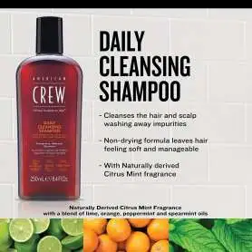 American Crew Daily Cleansing Shampoo 450 ML - 3