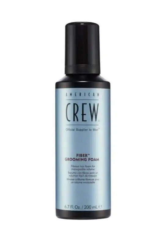 American Crew Fiber Grooming Foam 200ml – Orta Tutuşlu Saç Köpüğü | Doğal Görünüm & Esnek Şekillendirme - 1