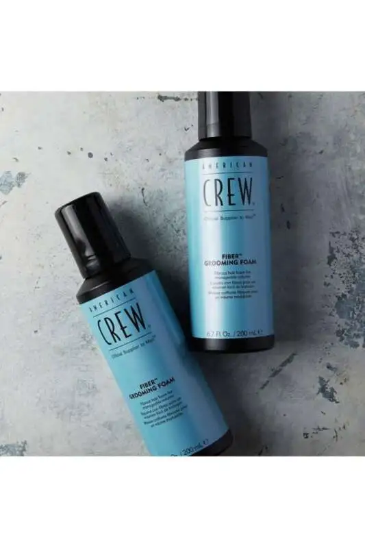 American Crew Fiber Grooming Foam 200ml – Orta Tutuşlu Saç Köpüğü | Doğal Görünüm & Esnek Şekillendirme - 4