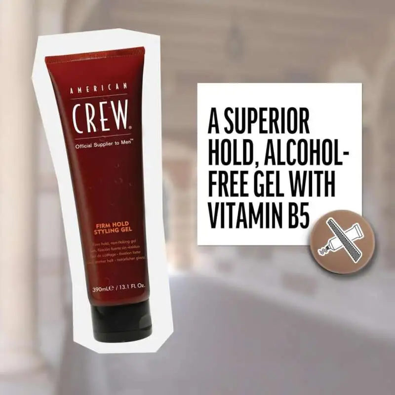 American Crew Firm Hold Styling Gel Yüksek Tutuşlu Jel 390 ml - 4