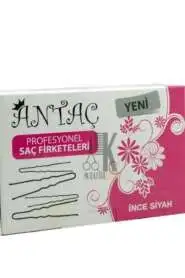 Antaç İnce Siyah Firkete 150li | Saç Şekillendirme ve Sabitleme - 1