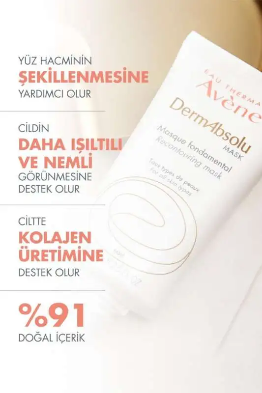 Avene Eau Thermale Dermabsolu Canlandırıcı ve Şekillendirici Maske 75 ml | Yaşlanma Karşıtı Cilt Maskesi - 2