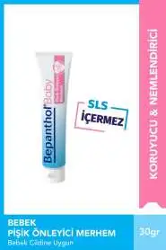 Bepanthol Baby Pişik Önleyici Merhem - Bebek Cildi İçin Koruyucu Bariyer Krem 30 gr - 1