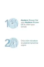 Bioderma Atoderm Duş Yağı 200 ml - Kuru ve Atopi Eğilimli Ciltler İçin Nemlendirici ve Besleyici Duş Yağı - 6