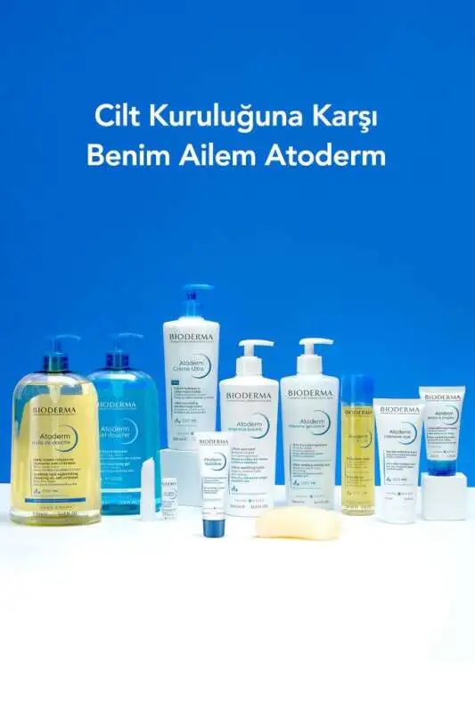 Bioderma Atoderm Intensive Yatıştırıcı Cilt Temizleyici Jel 1000 ml - Kuru, Hassas ve Atopik Ciltler için Hipoalerjenik, Nemlendirici Temizleyici Jel - 8