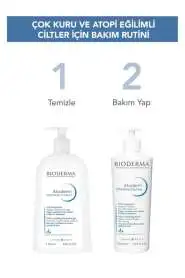 Bioderma Atoderm Intensive Yatıştırıcı Cilt Temizleyici Jel 1000 ml - Kuru, Hassas ve Atopik Ciltler için Hipoalerjenik, Nemlendirici Temizleyici Jel - 7