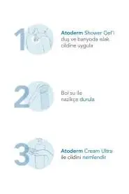 Bioderma Atoderm Shower Gel 1000 ml - Kuru, Hassas ve Atopik Ciltler için Hipoalerjenik, Nemlendirici ve pH Dengeleyici Duş Jeli - 6