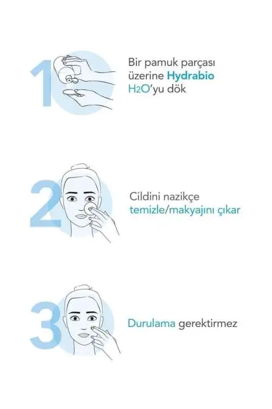 Bioderma Hydrabio H2O Misel Su 500 ml - Nemsiz Ciltler İçin Nemlendirici Makyaj Temizleyici? - 7