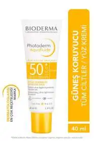 Bioderma Photoderm Aquafluid SPF50+ Hassas Ve Yağlı Ciltler İçin Matlaştırıcı Güneş Kremi 40 ml - 1