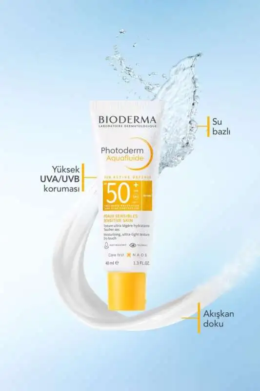 Bioderma Photoderm Aquafluid SPF50+ Hassas Ve Yağlı Ciltler İçin Matlaştırıcı Güneş Kremi 40 ml - 4