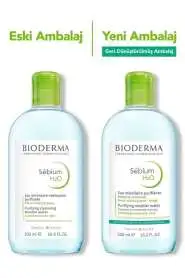 Bioderma Sebium H2O Yüz ve Makyaj Temizleme Suyu 500 ml - Yağlı ve Problemli Ciltler için Gözenek Arındırıcı, Hipoalerjenik Misel Su - 2