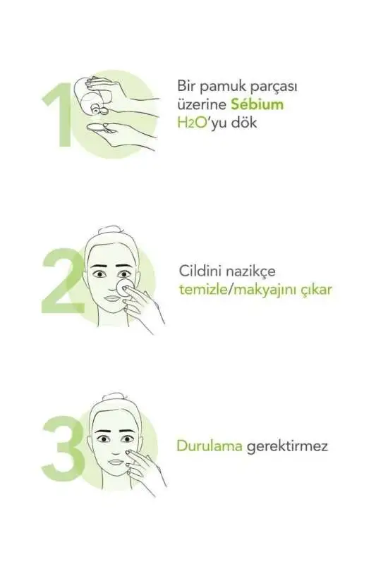 Bioderma Sebium H2O Yüz ve Makyaj Temizleme Suyu 500 ml - Yağlı ve Problemli Ciltler için Gözenek Arındırıcı, Hipoalerjenik Misel Su - 8