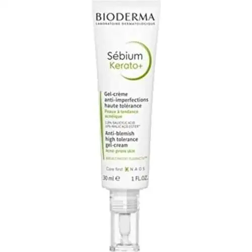 Bioderma Sebium Kerato Jel Krem 30 ml - Yağlı ve Akneye Eğilimli Ciltler İçin Gözenek Sıkılaştırıcı, Komedon Önleyici ve Yenileyici Krem - 1