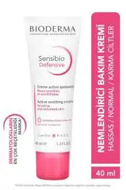 Bioderma Sensibio Defensive Besleyici Günlük Bakım Kremi 40 ml - Hassas Ciltler İçin Nemlendirici ve Bariyer Koruyucu - 1