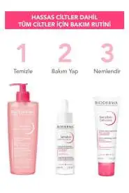 Bioderma Sensibio Foaming Yüz Temizleme Jeli 500 ml - Hassas Ciltler için Hipoalerjenik, Köpüklü ve Nemlendirici Temizleyici Jel - 6