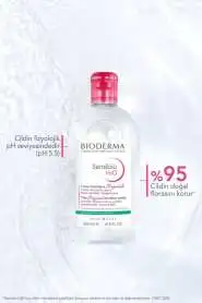 Bioderma Sensibio H2O Makyaj Temizleyici Misel Su 500 ml - Hassas Ciltler için Hipoalerjenik ve Yatıştırıcı Temizleme Suyu - 8