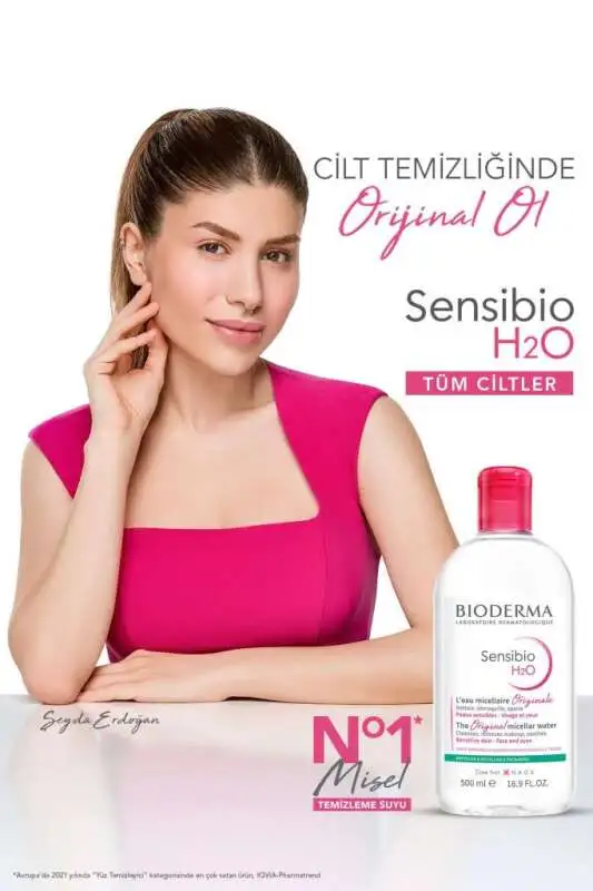 Bioderma Sensibio H2O Makyaj Temizleyici Misel Su 500 ml - Hassas Ciltler için Hipoalerjenik ve Yatıştırıcı Temizleme Suyu - 12