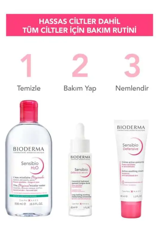 Bioderma Sensibio H2O Makyaj Temizleyici Misel Su 500 ml - Hassas Ciltler için Hipoalerjenik ve Yatıştırıcı Temizleme Suyu - 16