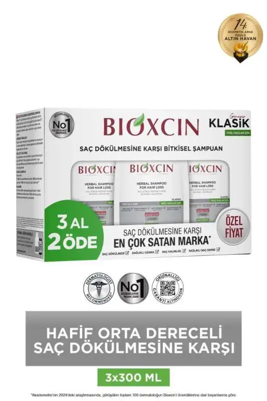 Bioxcin Genesis Yağ Kontrol Şampuan - Yağlı Saçlar İçin 3 Al 2 Öde Kampanyalı 300 ml - 1