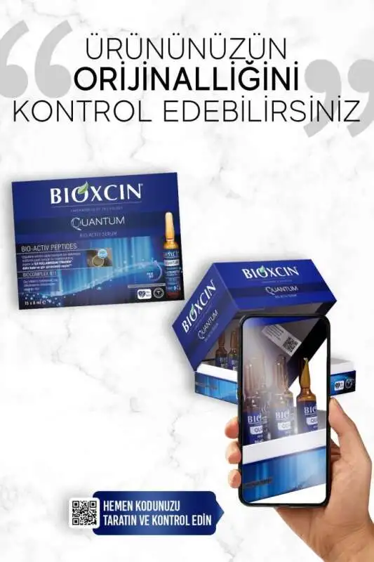 Bioxcin Quantum Saç Güçlendirici Serum 15 x 6 ml – Yoğun Bakım ile Daha Kalın ve Gür Saçlar - 7