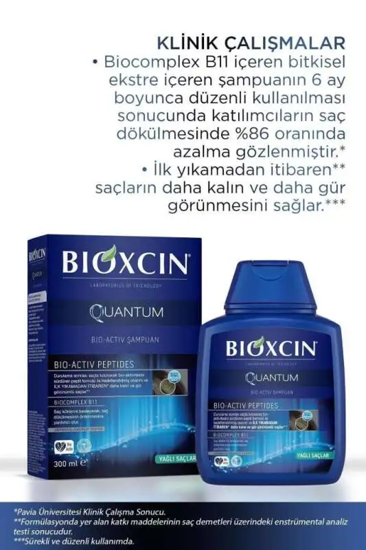 Bioxcin Quantum Şampuan Yağlı Saçlar İçin Şampuan 300 ml - 6