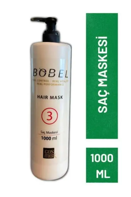 Bobel Real Control No 3 Saç Maskesi 1000 ml | Saç Onarıcı Maske - 1