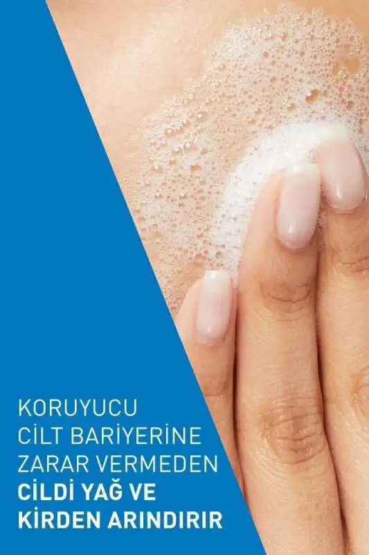 CeraVe Köpüren Temizleyici 236 ml | Yüz İçin Nazik Köpüren Temizleyici - 3