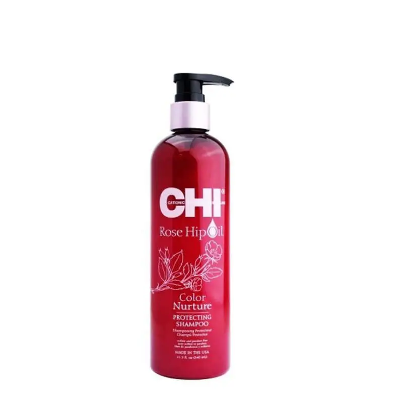 Chi Rose Hip Oil Boyalı Saçlar İçin Renk Koruyucu Şampuan 340 ml - 1