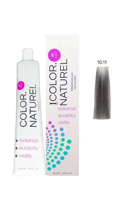 Color Naturel 10.11 Boya Yoğun Küllü Açık Sarı 100 ml | Çok Açık Küllü Sarı Tonu - 1