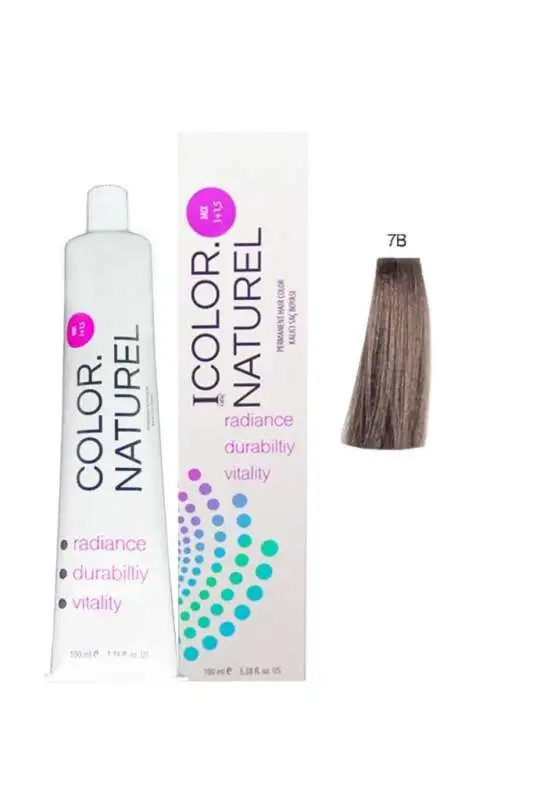 Color Naturel 7.B Boya Koyu Bej 100 ml | Koyu Bej Tonu - 1