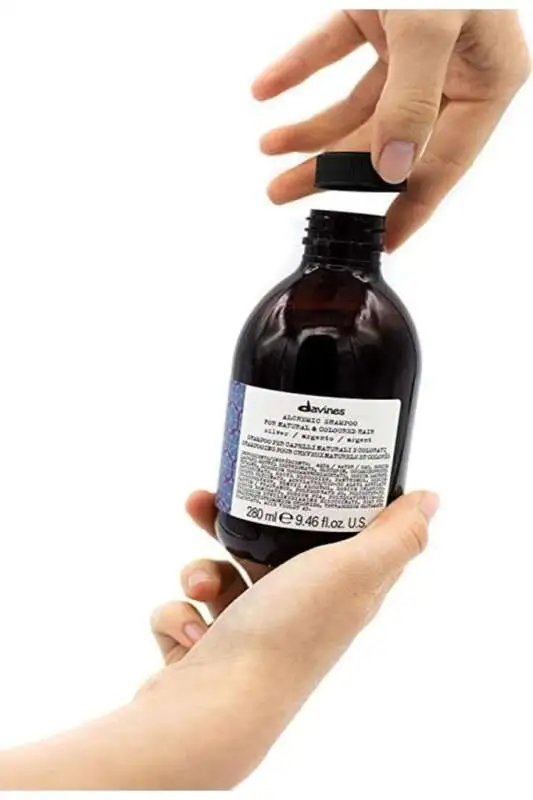 Davines Alchemic Silver Gümüş Şampuan 280 ml | Sarı Tonları Azaltan ve Soğuk Işıltı Sağlayan Şampuan - 4