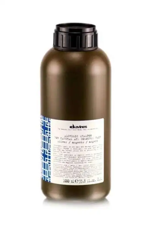 Davines Alchemic Silver Şampuan 1000 ml | Turunculaşma Karşıtı Mor Şampuan - 1