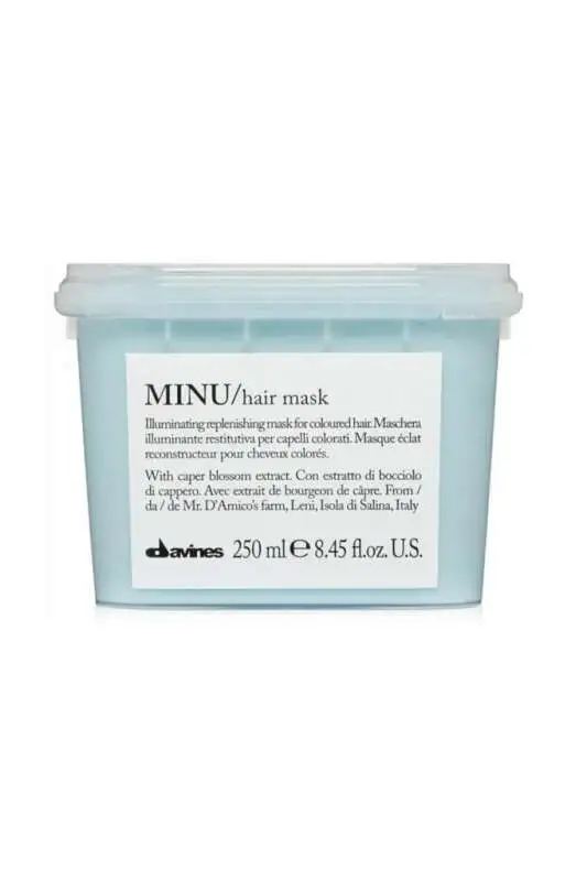 Davines Essential Haircare Minu Hair Mask Boyali Saçlar İçin Koruyucu Maske 250 ML - 1