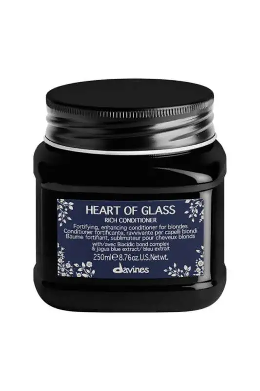 Davines Heart Of Glass Rich Sarı Saçlar İçin Saç Kremi 250 ml | Renk Koruyucu ve Nemlendirici Bakım - 1