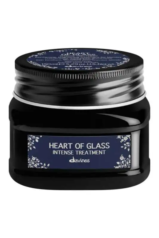 Davines Heart Of Glass Sarı Saçlar İçin Geliştirici Maske 150 ml | Sarı Saçlar İçin Mavi Tonlama ve Bakım - 1