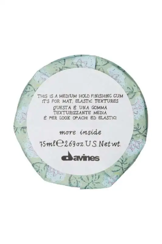 Davines Medium Hold Finishing Gum 75 ml | Orta Tutuşlu Saç Şekillendirici Maske - 1