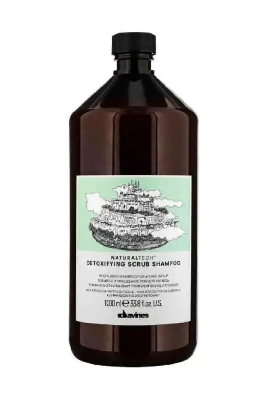 Davines Naturaltech Detoxifying Scrub Şampuan 1000 ml | Derinlemesine Arındırıcı Şampuan - 1