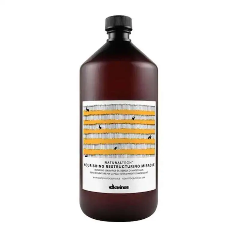 Davines Nourishing Keratin Wonder Superactive Aşırı Yıpranmış Saçlara Keratin Özlü Serum 1000 ml | Derinlemesine Onarıcı ve Güçlendirici Serum - 1