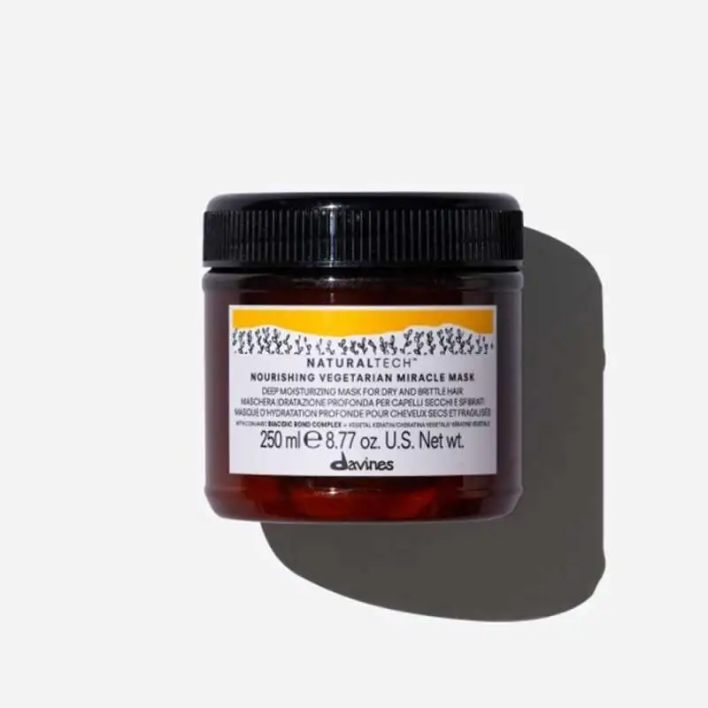 Davines Nourishing Vegetarian Saç Maskesi 250 ml | Kuru ve Yıpranmış Saçlar İçin Derinlemesine Besleyici Maske - 1