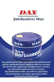 Dax Wax 99gr Short and Neat Mavi | Şekillendirici Wax - 2