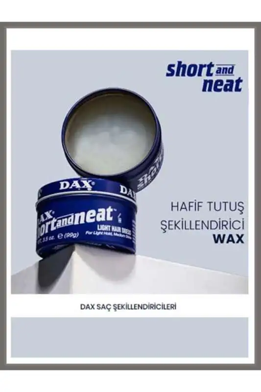 Dax Wax 99gr Short and Neat Mavi | Şekillendirici Wax - 1