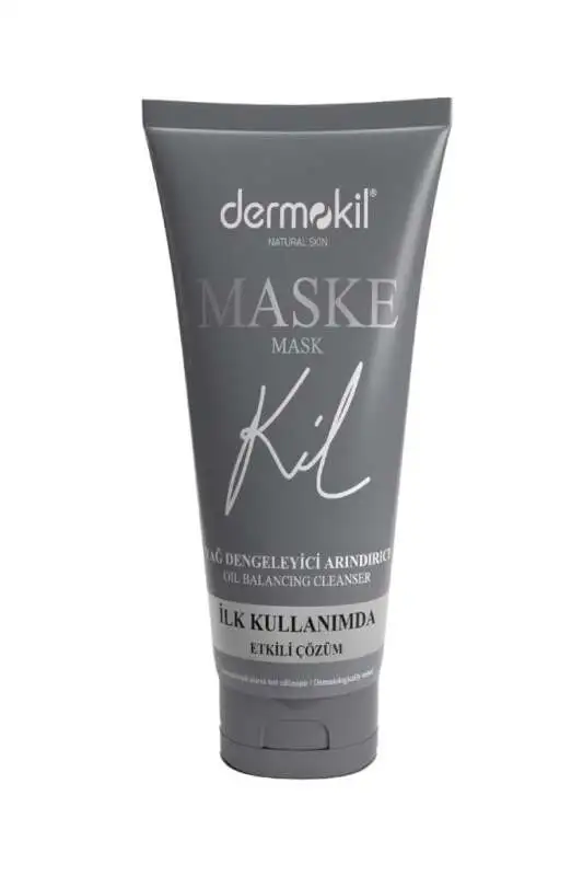 Dermokil Yağ Dengesi ve Arındırıcı Yüz Kil Maskesi 75ml | Cilt Temizleme Maskesi - 1