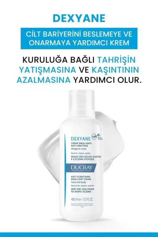 Ducray Dexyane Kuruluk Karşıtı Nemlendirici Krem 400 ml | Kuru Ciltler İçin Onarıcı Bakım - 2